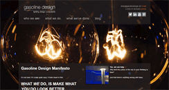Desktop Screenshot of gasolinedesign.net
