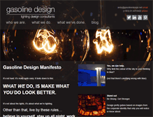 Tablet Screenshot of gasolinedesign.net